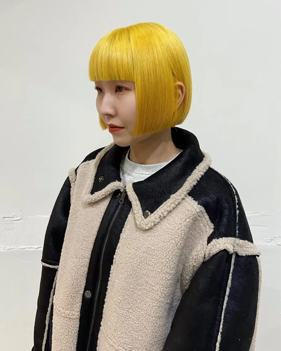 ショート カラー 茉樹@pullnoc /新宿/ボブ/モードのヘアスタイル