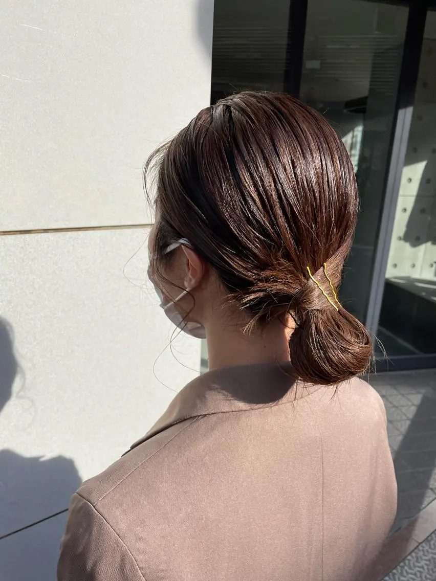 ミディアム ヘアアレンジ layer cut 店長/MIKUのその他イメージ