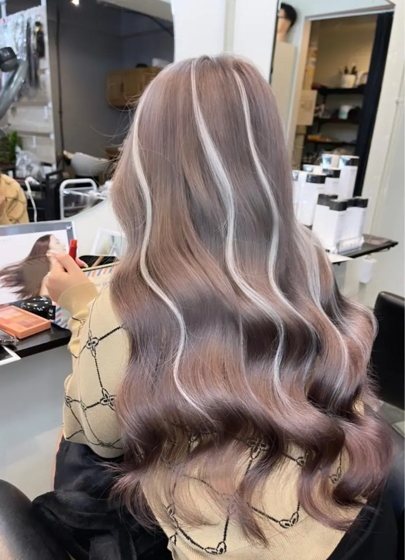 ロング カラー 艶髪ハイトーン💎 Rukumoのヘアスタイル