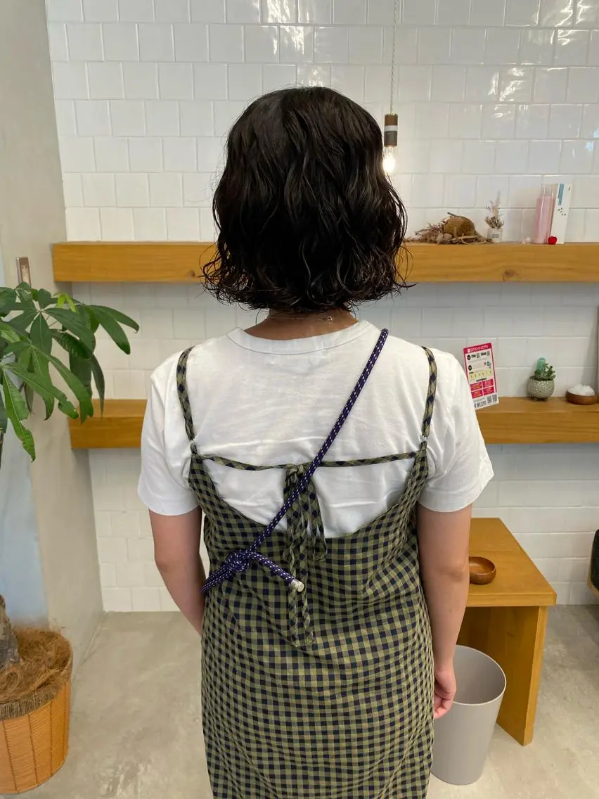 ショート カラー パーマ ボブ 、 、のヘアスタイル