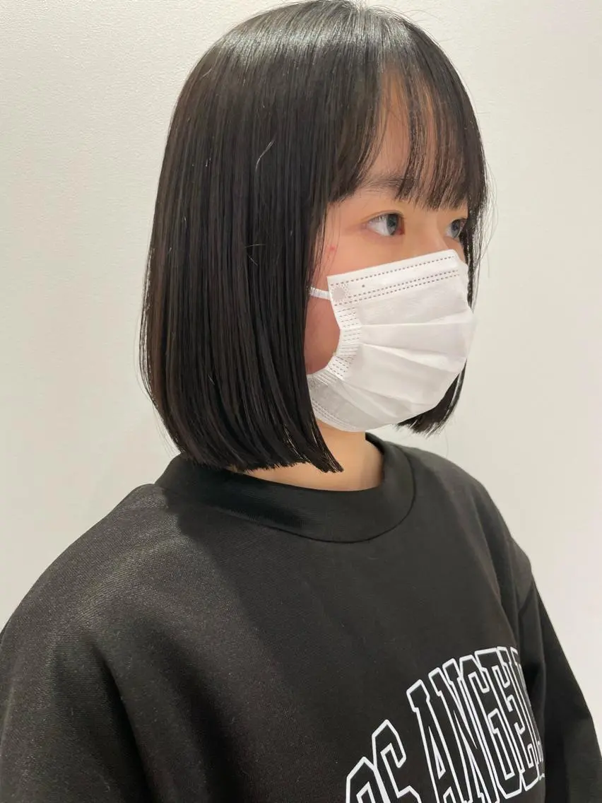 ショート ボブ 縮毛矯正 🪴酒井 可南子🪴のヘアスタイル