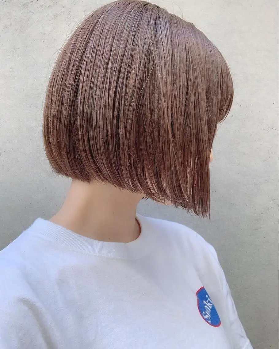 ショート ボブ 🩵レイヤー✖︎ 髪質改善🩵リョウヤのヘアスタイル
