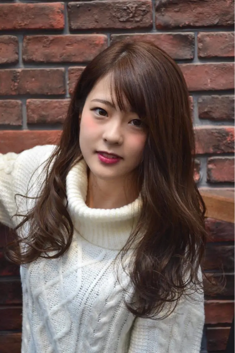 セミロング カラー アッシュ アッシュブラウン ブラウンカラー メンズ指名多数!! 田島史也のヘアスタイル
