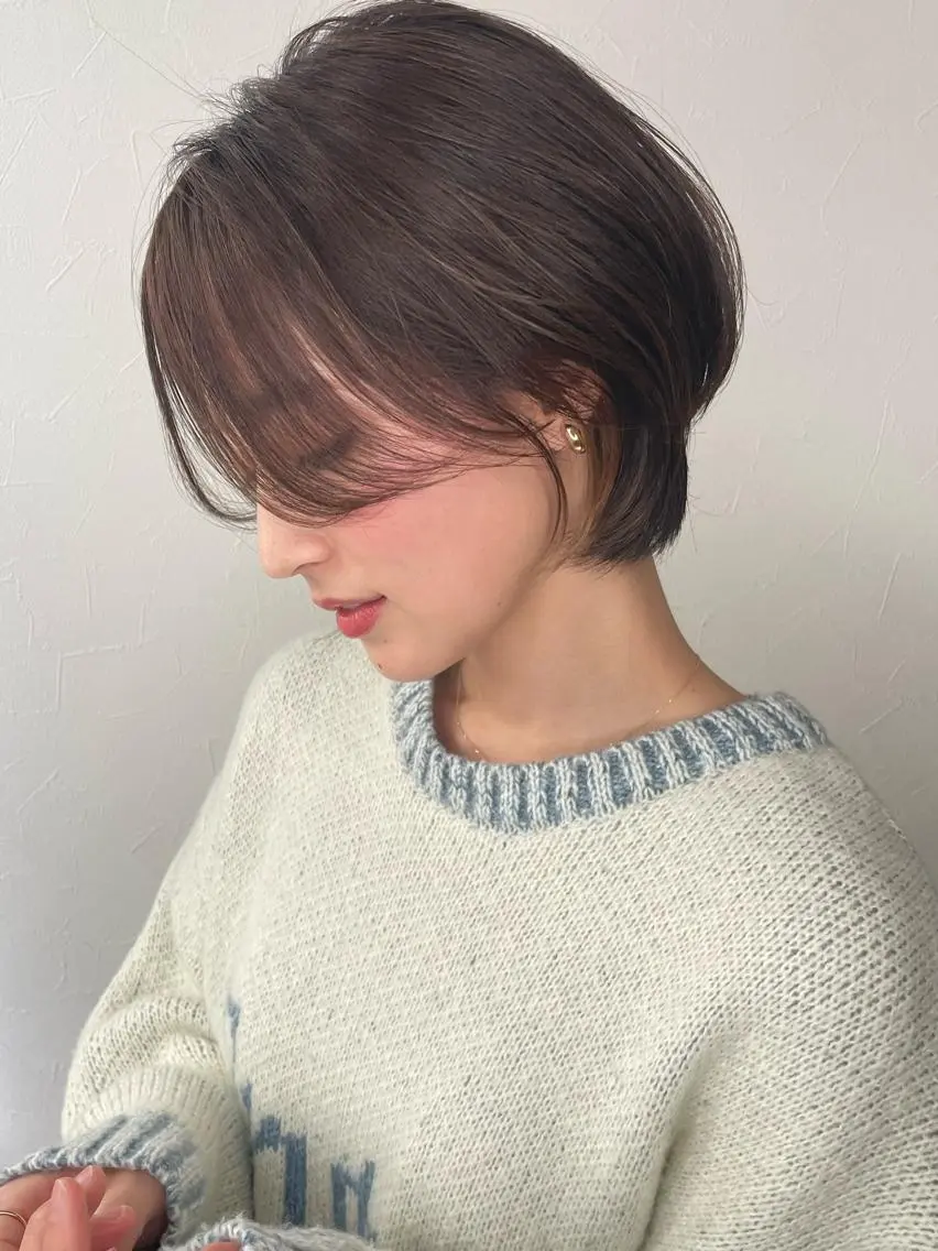 ショート ショートボブ ボブ くびれヘア ショートヘア 古川 暖人のヘアスタイル