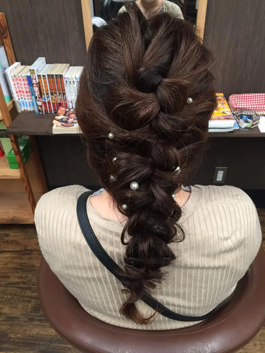 ロング ヘアアレンジ 香川 裕基のヘアスタイル