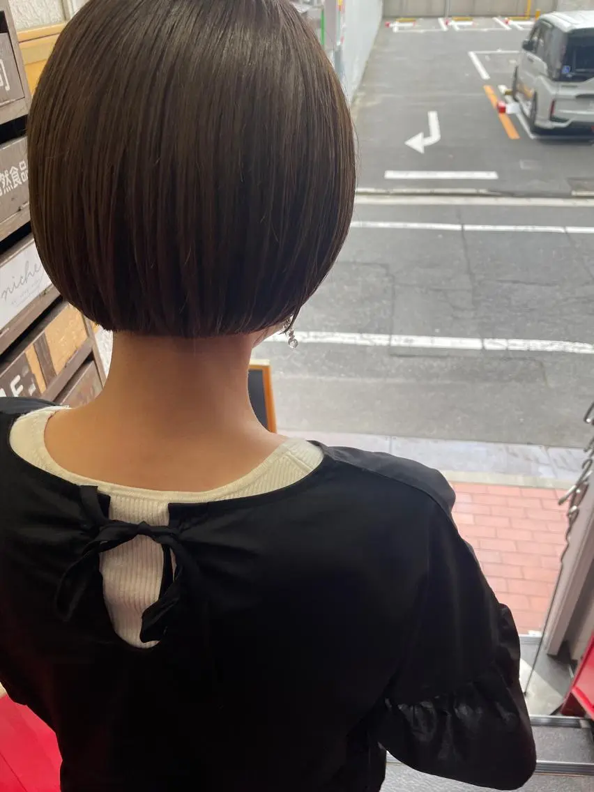 ショート カット ヘアカラー トリートメント ayane⭐️ボブ・ ショート・パーマのヘアスタイル