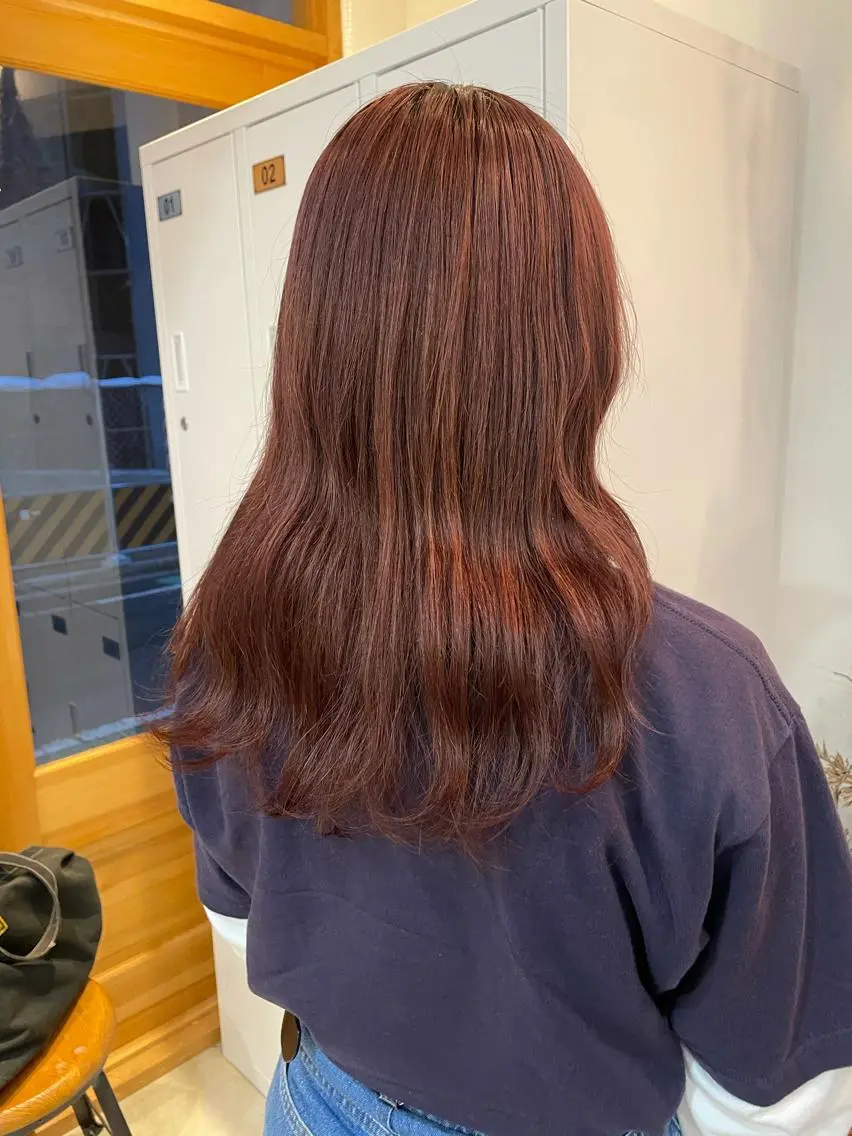 ロング カラー ベージュカラー ブリーチ ブリーチなしカラー ピンクカラー ピンクベージュ ヘアカラー 中目黒🌼 🌼ハナのヘアスタイル