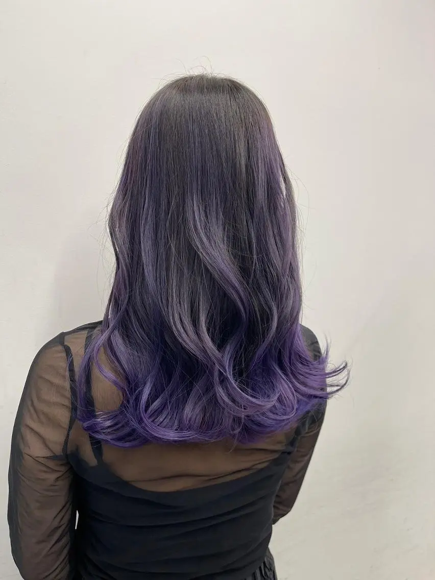ロング ヘアカラー トリートメント 【公式】amble luxe池袋東口🩷のヘアスタイル