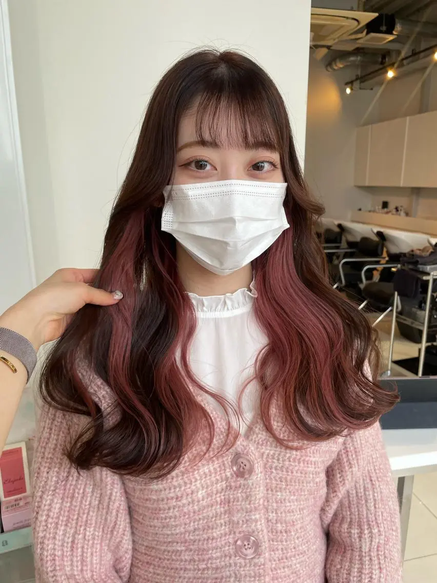 ロング カラー パーマ ヘアアレンジ 💗無料カットモデル 募集中yu-ki💗のヘアスタイル