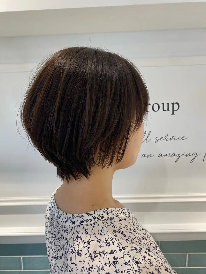 ショート 髪質改善レイヤー/ ボブたんの翔太のヘアスタイル