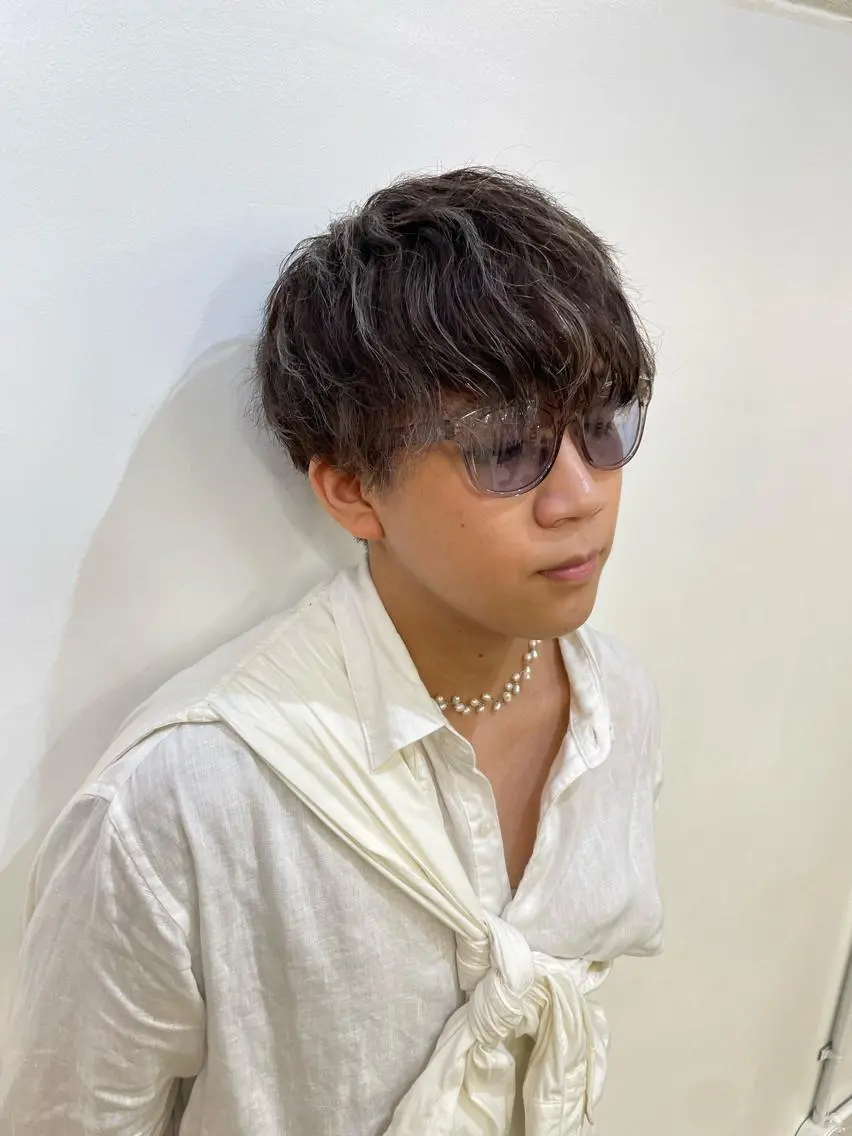 カラー メンズ メンズハイライト ハイライトカラー ヘアカラー トリートメント 🦄垢抜けボブ特化× 暖色カラー未来🦄のヘアスタイル