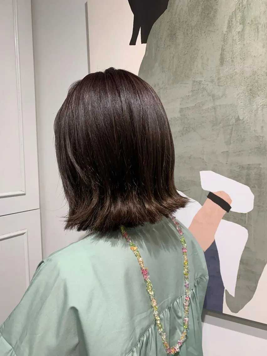 ミディアム カラー 安福 椎南のヘアスタイル