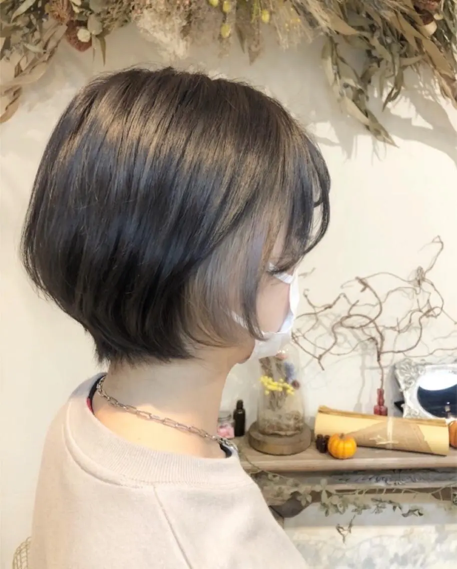 ショート カット ヘアカラー トリートメント :::  gally :::のヘアスタイル