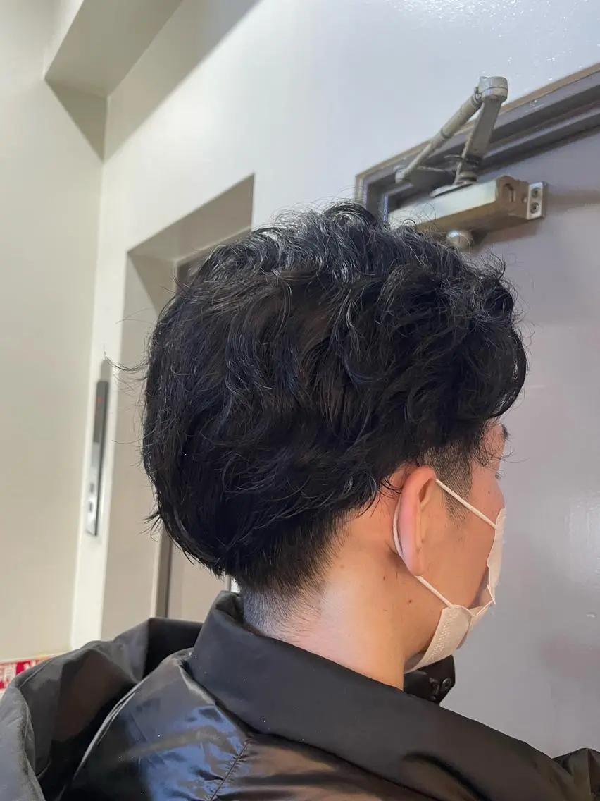 パーマ メンズ カット パーマ ALLEN hair /まなのヘアスタイル