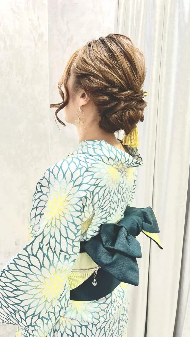 ヘアアレンジ 着付け 羽太 正江のヘアスタイル