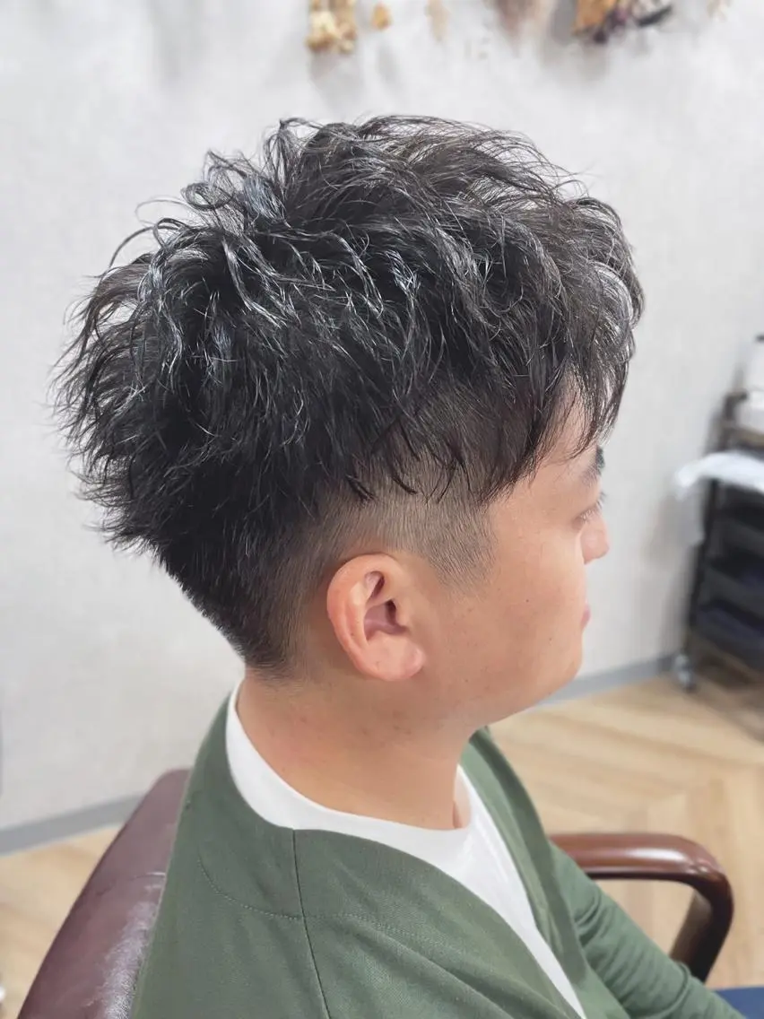 ショート メンズ メンズパーマ カット パーマ トリートメント 菊池 貢平のヘアスタイル