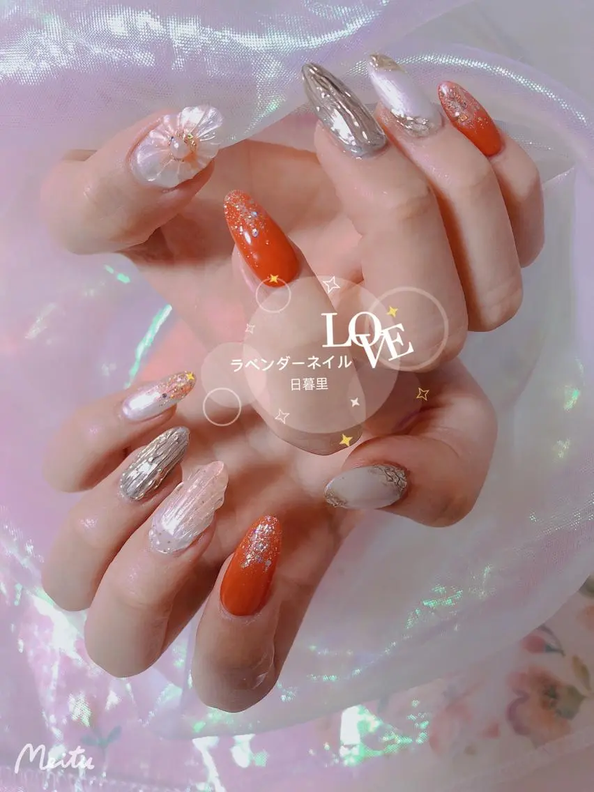 ネイル ラベンダー💖日暮里 ルル💖ネイルのネイルデザイン