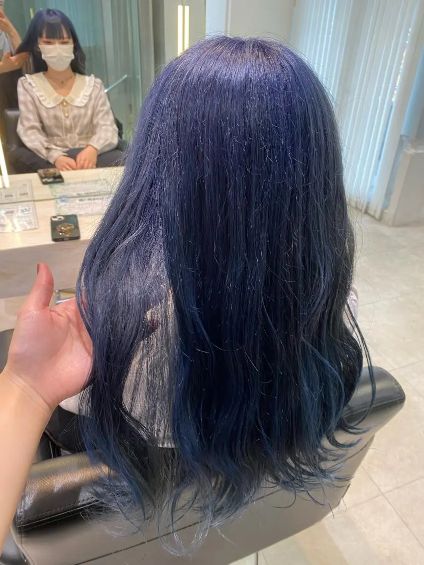 ロング ヘアカラー 🐩透明感ミルクティ ーピンクニイナ🐩のヘアスタイル