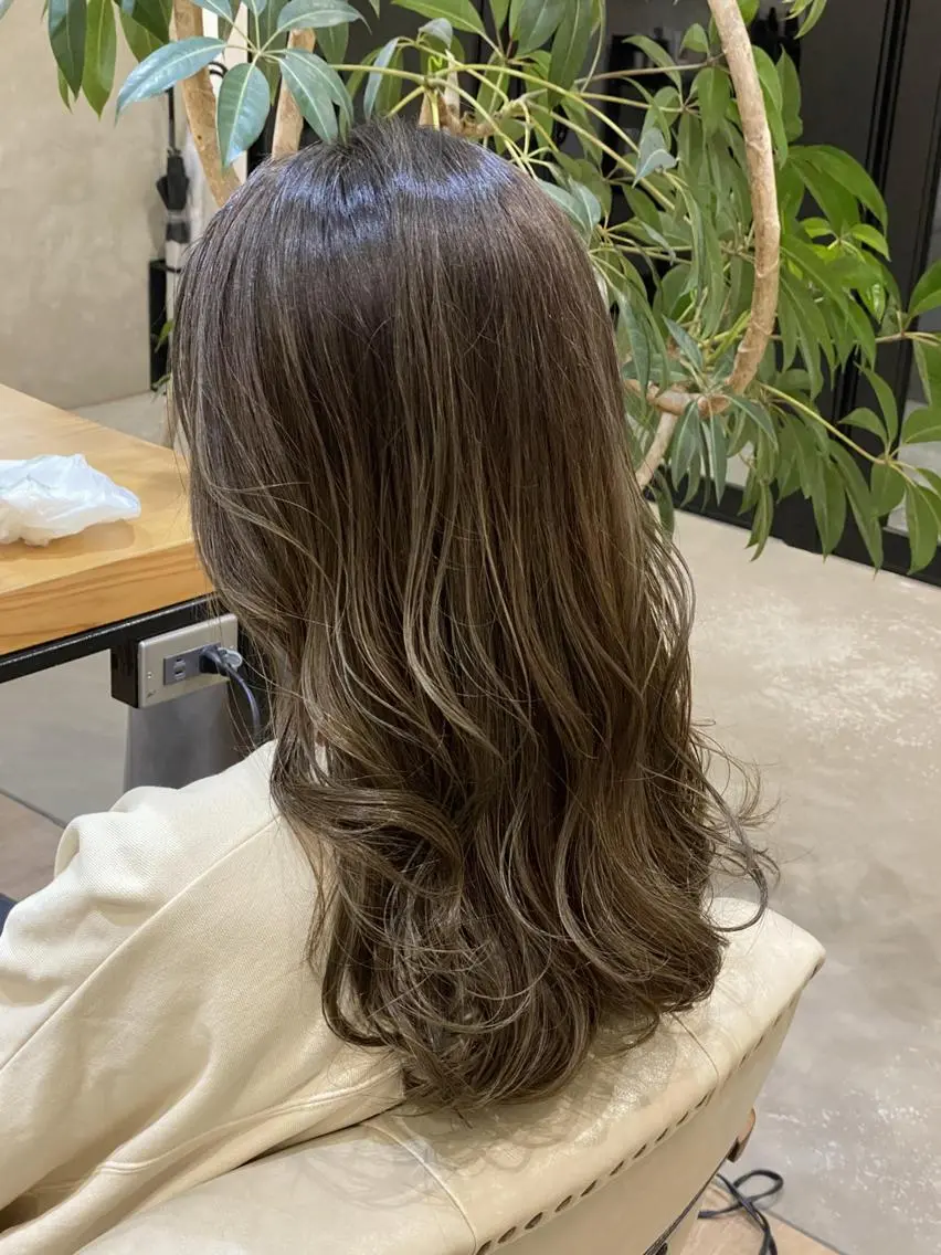 ロング 似合わせ透明感カラー 宇治　ヤマノのヘアスタイル