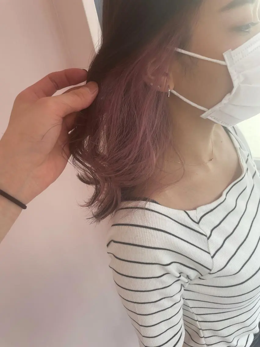 ショート カラー インナーカラー ピンクカラー ヘアカラー トリートメント ヘアセット 🫧tatsuki 🫧“lot 横浜“のヘアスタイル