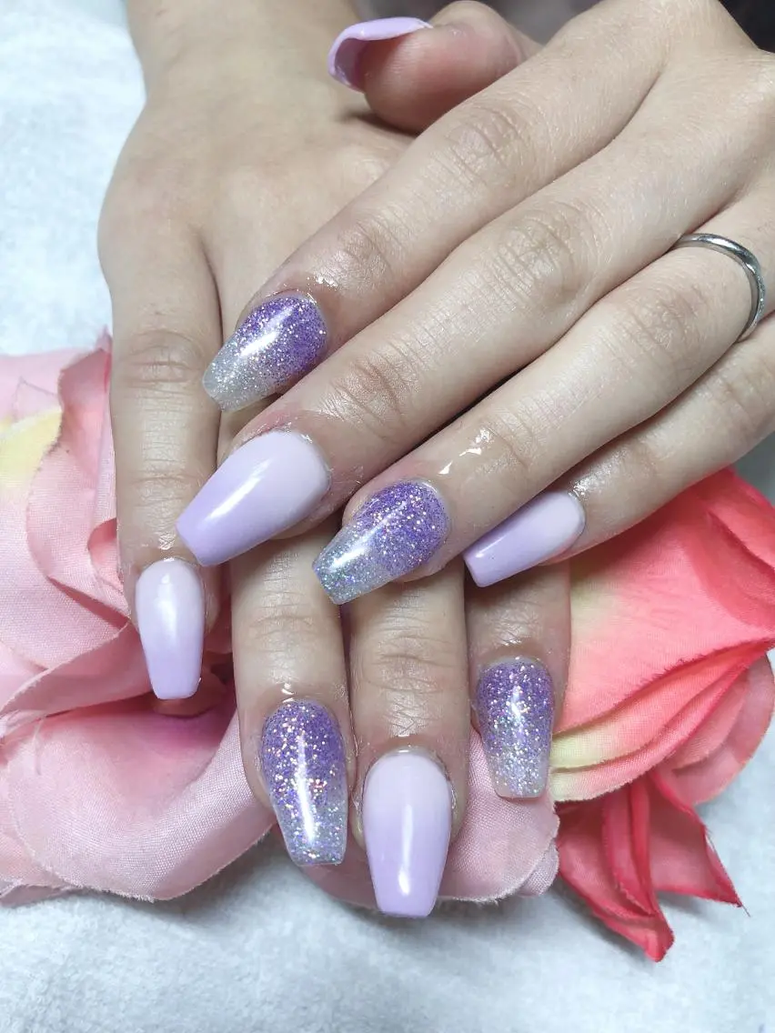 ミディアム ネイル ハンドネイル 《LB》ラブリエ Nail&eyeのマツエク・マツパデザイン