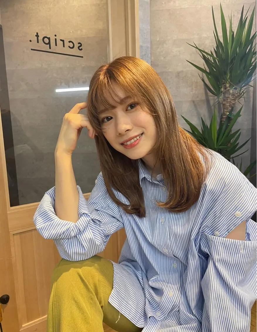 セミロング 艶髪 🌸木下なつみのヘアスタイル