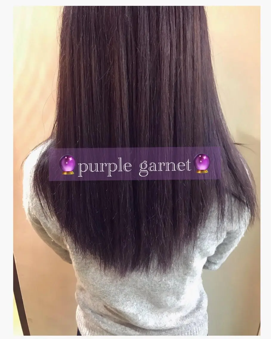 セミロング カラー アディクシーカラー 舟橋 りんかのヘアスタイル
