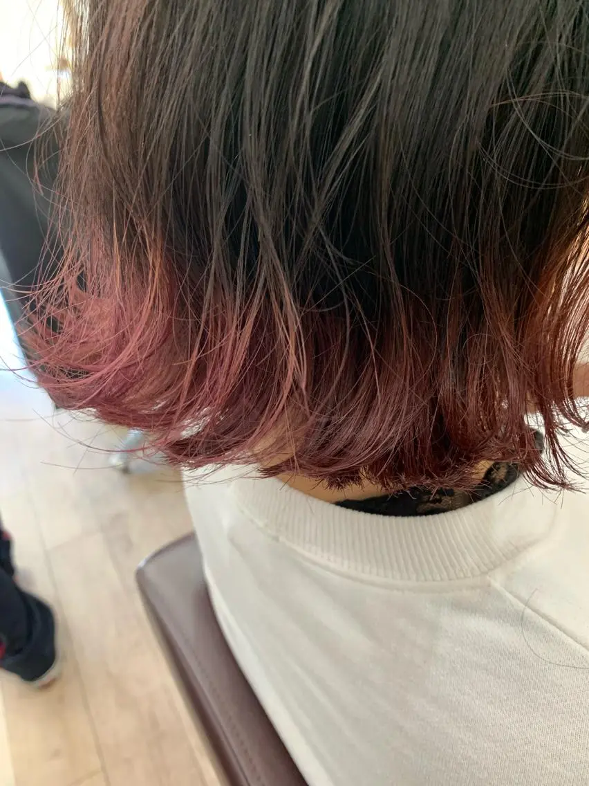 ミディアム 松本 亮のヘアスタイル