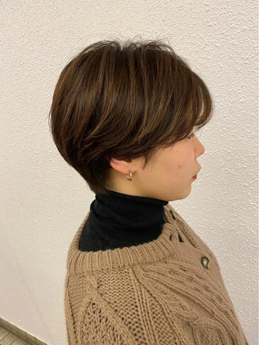 ショート ハンサムショート ショートヘア カット トリートメント ヘッドスパ SHOKO スタイリストのヘアスタイル
