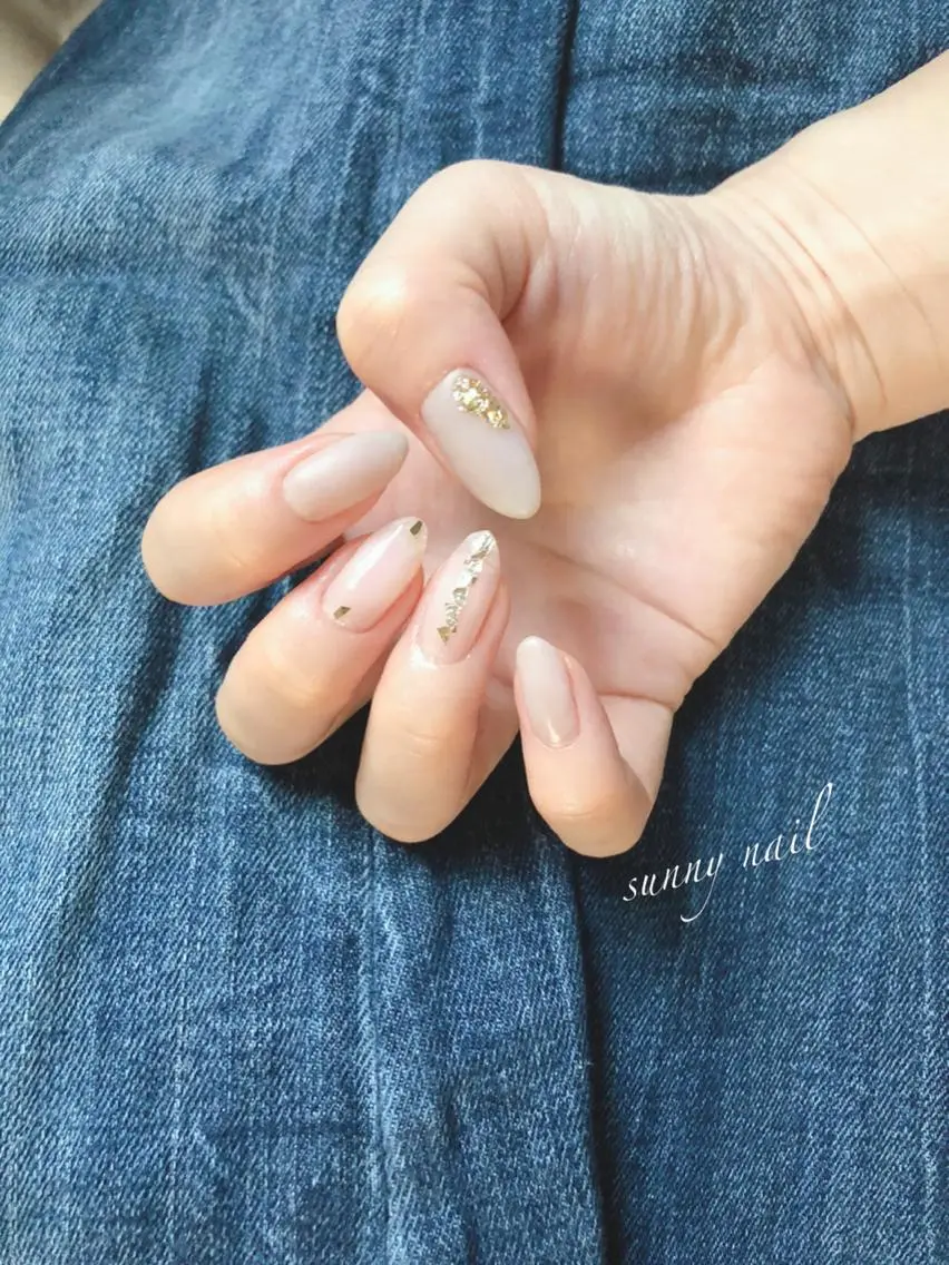 ネイル マットネイル シンプルネイル sunny nailのネイルデザイン