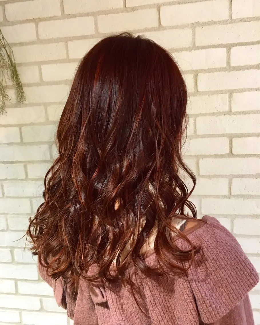 セミロング カラー ベージュカラー ピンクカラー ピンクベージュ ヘアカラー 佐藤 高徳のヘアスタイル