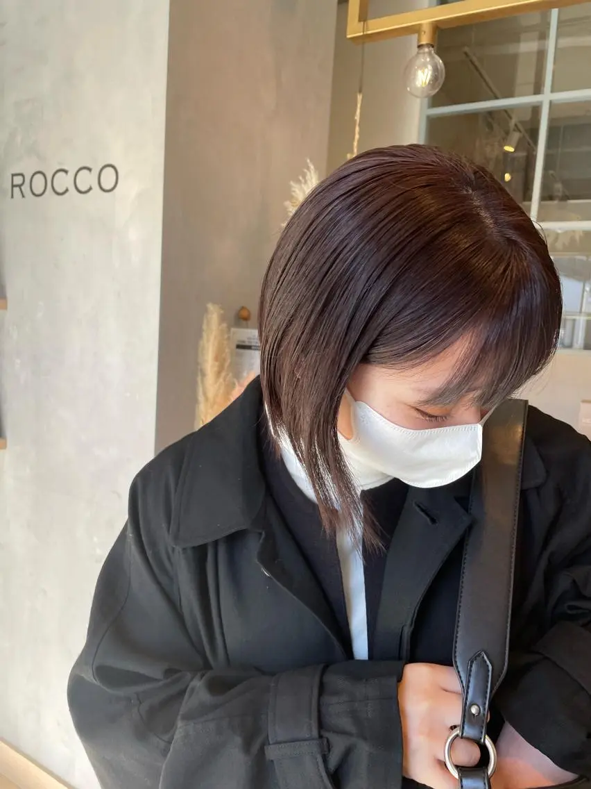 ショート カラー ピンクカラー kanami - ROCCO -のヘアスタイル