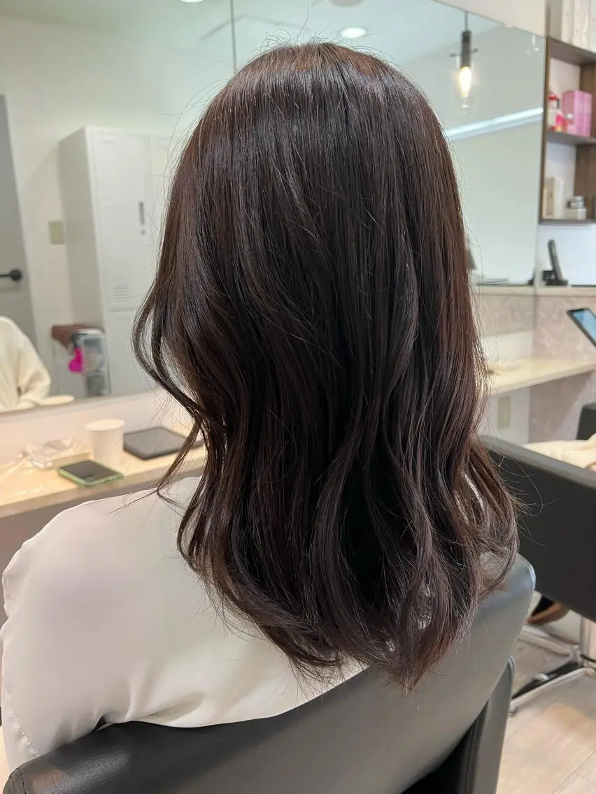 ミディアム ヘアカラー トリートメント 🤍美髪×艶カラー RYOKO🤍のヘアスタイル