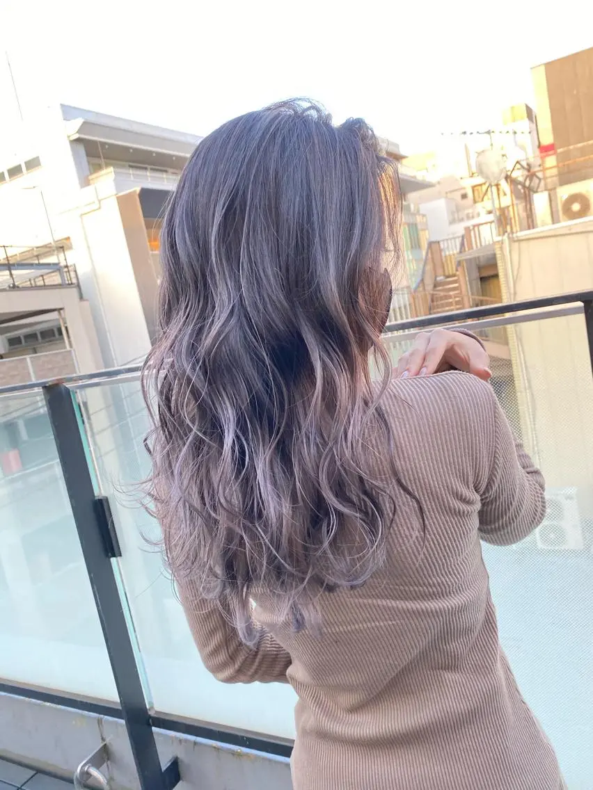 ロング カラー パーマ ヘアアレンジ キッズ ネイル マツエク・マツパ ★ 里奈★のヘアスタイル