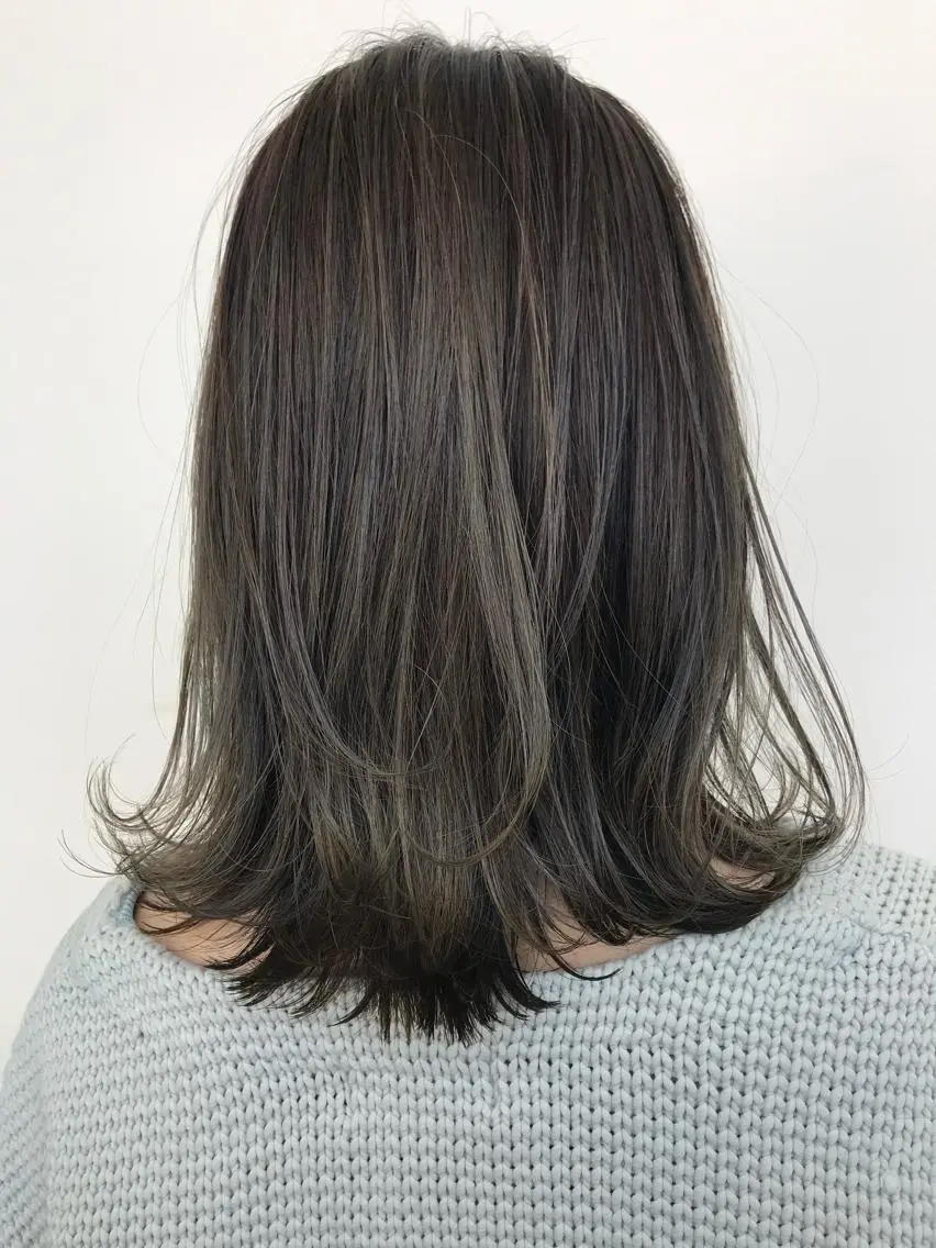 ミディアム カラー ハイライトカラー ハイライト 髪質改善サロン ARCHE野瀬冬馬のヘアスタイル