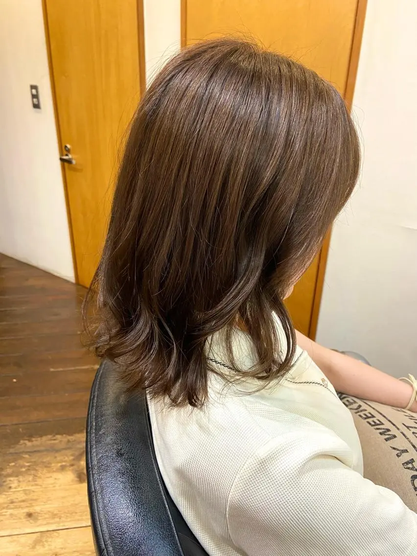 ミディアム カラー オリーブカラー niro 🌱Kurelのヘアスタイル