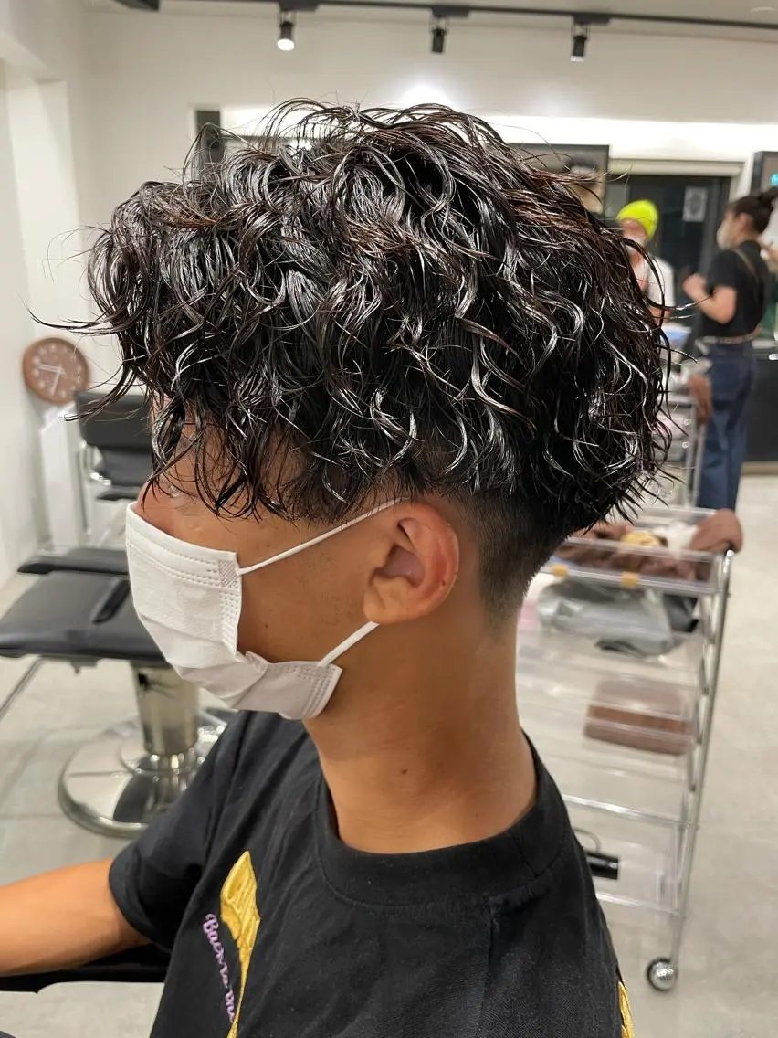 パーマ メンズ fifth 山中達也のヘアスタイル