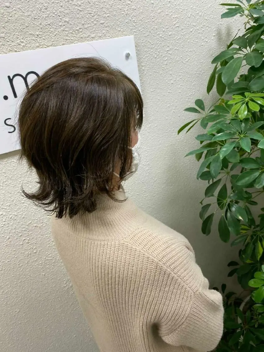 ショート ボブ 美谷添（ミヤゾエ） まどか大人ヘアサロンのヘアスタイル