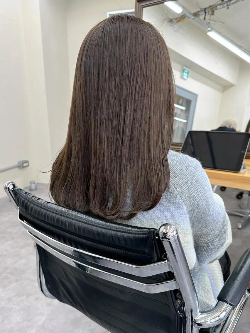 セミロング カラー ショートカットモデル 🧃Shionのヘアスタイル