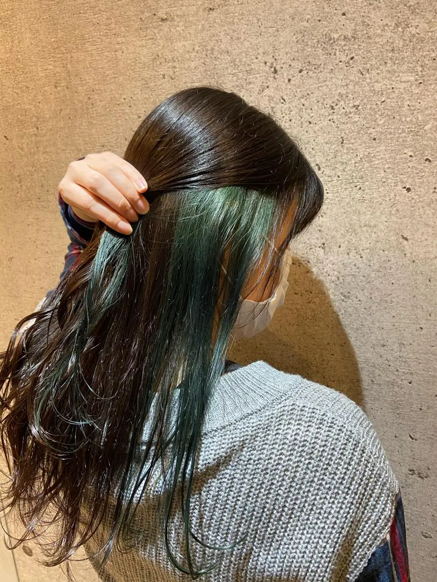 カラー イヤリングカラー ヘアカラー トリートメント ✨髪質改善✨ 松田 愛莉のヘアスタイル