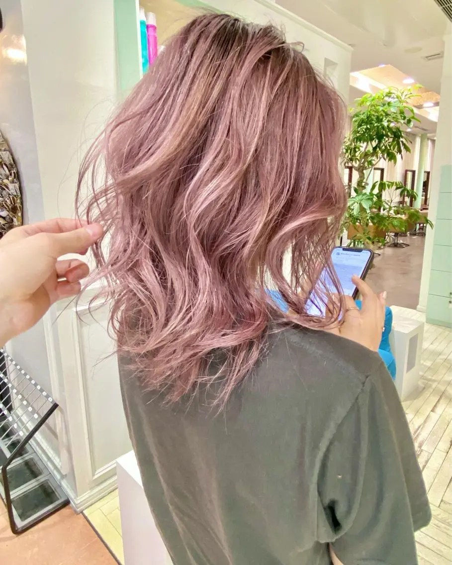 ロング カラー ヘアカラー Re:ta Hair 飯田淳平のヘアスタイル