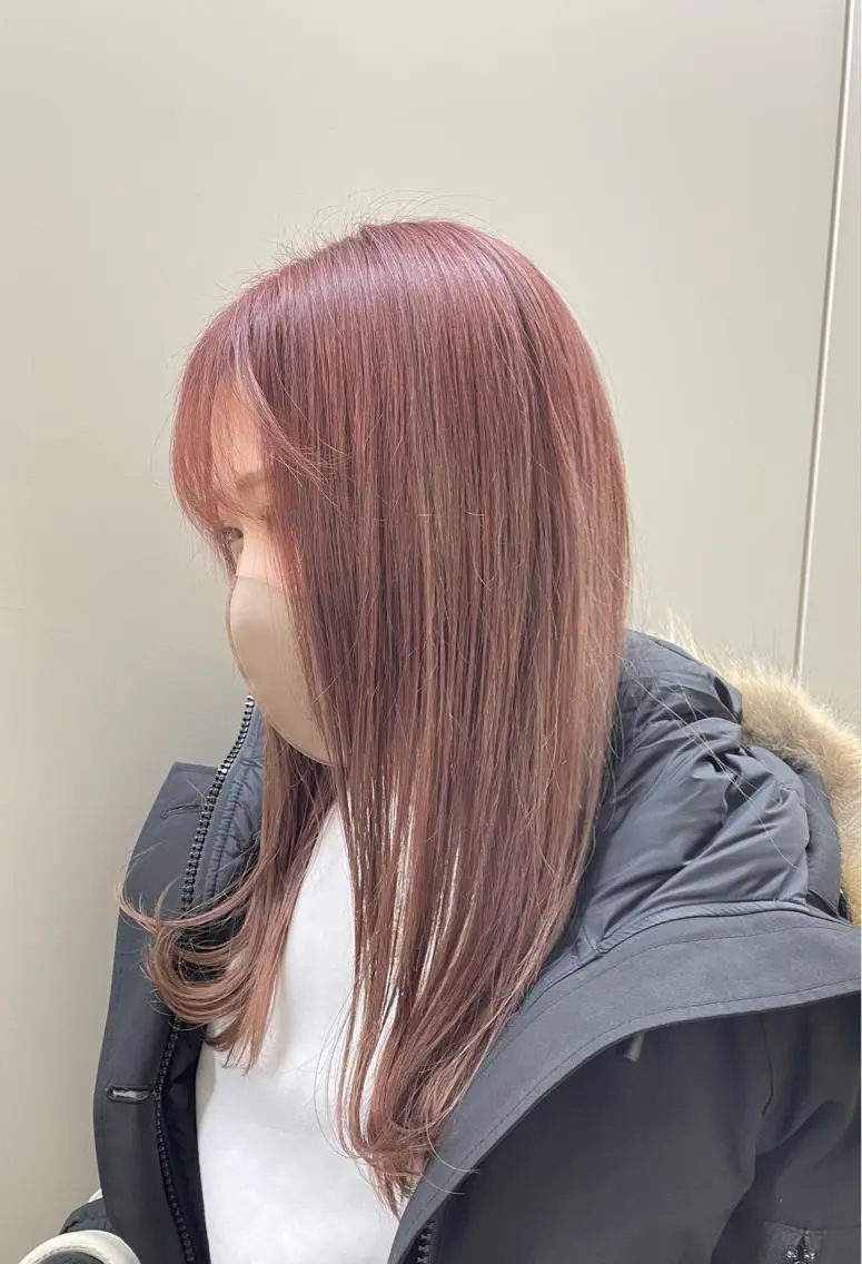 セミロング コトネ🫧 韓国風レイヤーカットのヘアスタイル