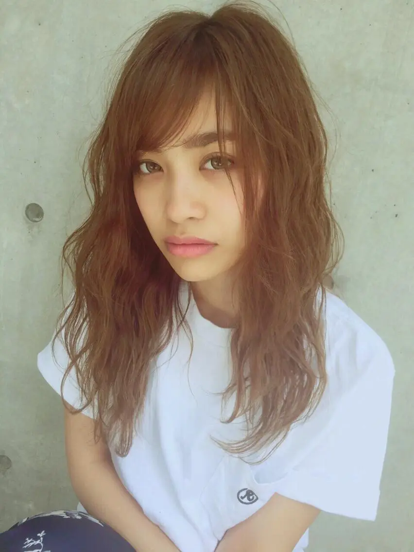 ロング カラー パーマ 🌈髪質改善🉐割✨ 🌸“ever”🌸のヘアスタイル