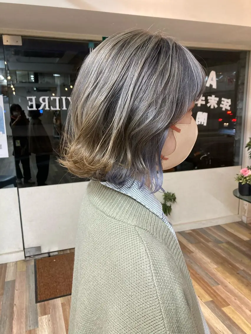 ミディアム カラー カット ヘアカラー トリートメント ヘアセット ✂️似合わせの魔術師 石田一樹✂️のヘアスタイル