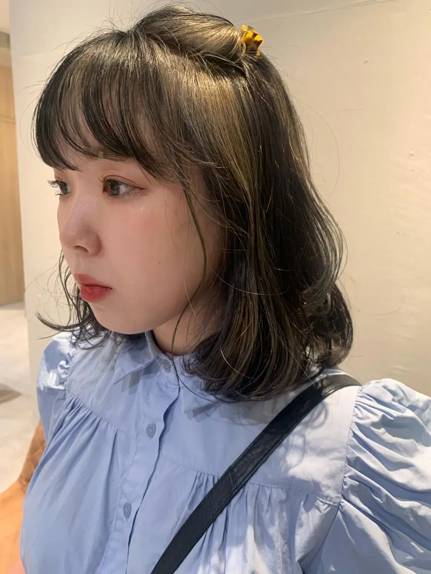 ミディアム カラー RISAKO レイヤーカット🎀のヘアスタイル