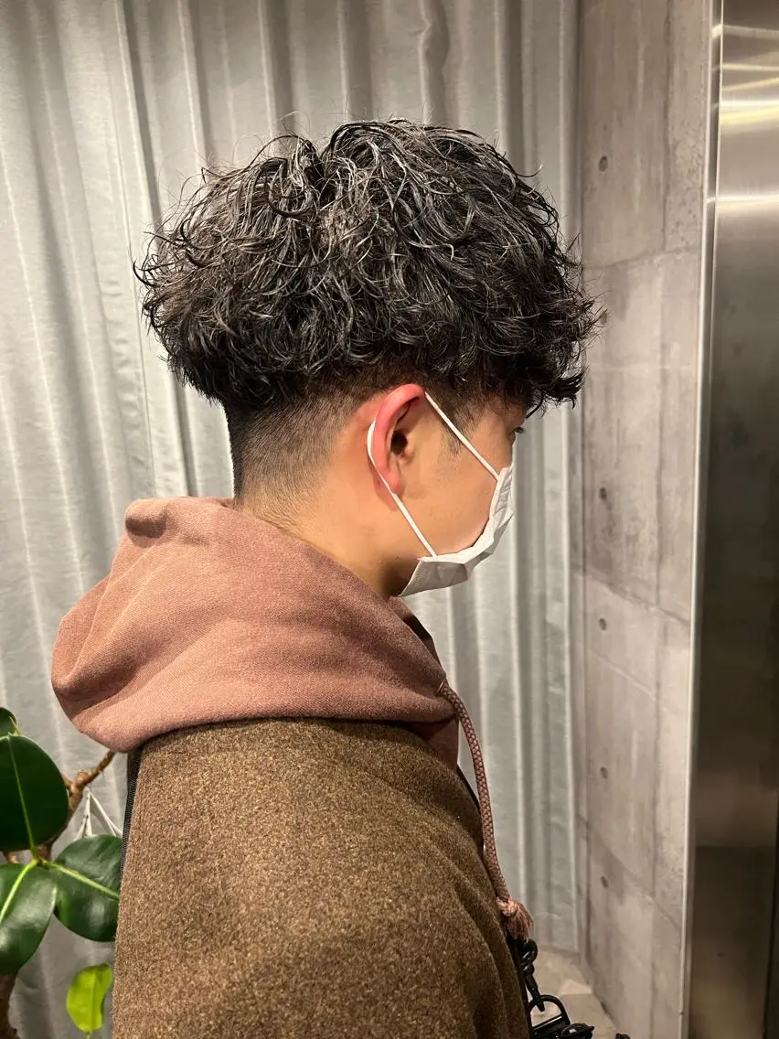 パーマ メンズ カット パーマ 【S.BROOM】 店長　西川徹のヘアスタイル