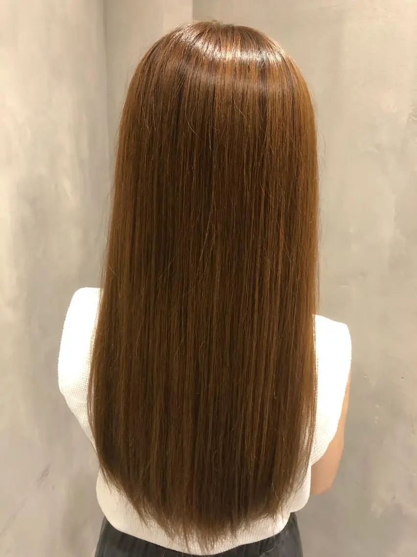 ロング カラー 髪質改善⭐️ 桜場のヘアスタイル