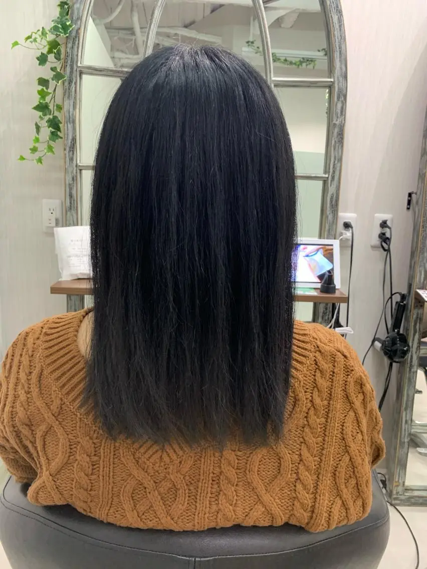 セミロング repose日本橋 室町のヘアスタイル