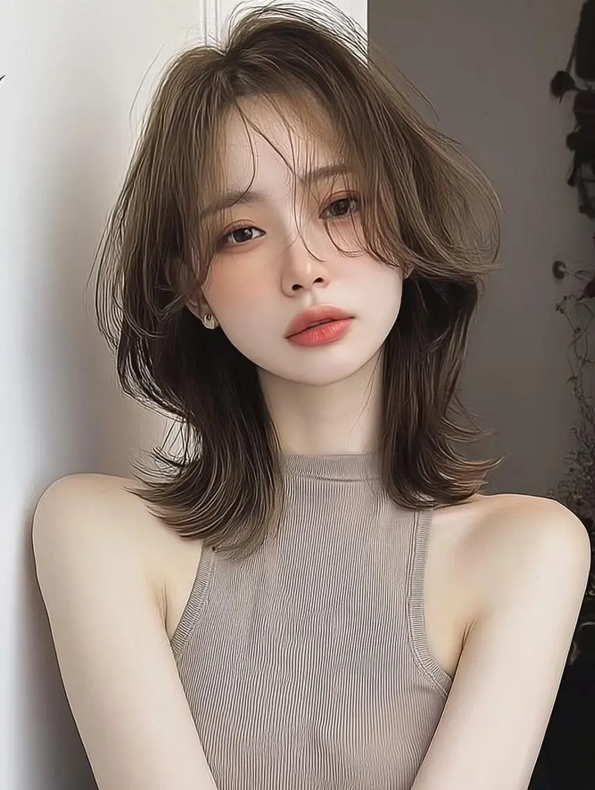 ショート ボブ 顔周りカット 髪質改善 韓国風ヘア レイヤーカット カット ブリーチなしカラー/ /レイヤー/美優のヘアスタイル
