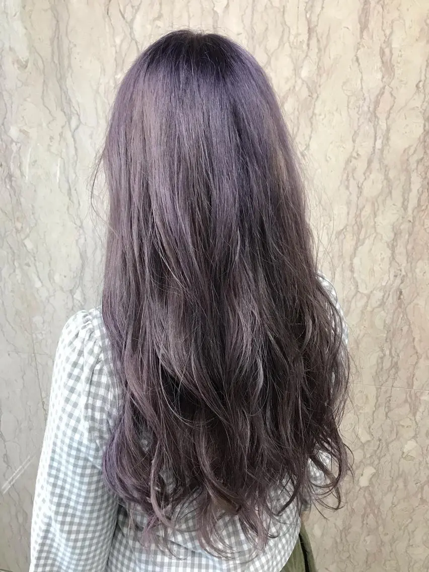 カラー アッシュ ハイトーンカラー バイオレットカラー バイオレットアッシュ 似合わせ/ カラー.岡田友仁のヘアスタイル